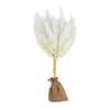 Countryfield ramo artificiale astilbe bouquet LED a batteria crema 37 cm | 12 pezzi