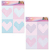 Craft universe glam girls stickers diamond a5 2 assorti | 24 stuks