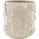 Housevitamin bloempot fuck beige 17,5 cm | 8 stuks