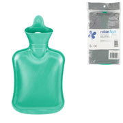 Relaxdays hot water bottle turquoise 1 l | 12 pieces - afbeelding 1