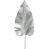 Hbx ramo artificiale strelitzia color argento 100 cm | 20 pezzi
