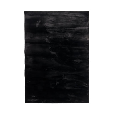 Tappeto Karpi peluche nero 60 x 90 cm | 2 pezzi