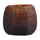 Vaso light living maeva marrone 35 cm | 2 pezzi