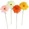 Gerbera fiore artificiale 76 cm 4 assortiti | 48 pezzi