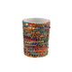 Portacandele Daan in legno curvato perle 8 cm | 12 pezzi