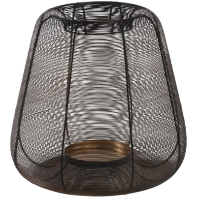 Lanterna Ptmd giada xl nera 40 cm | 2 pezzi