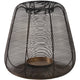 Lanterna Ptmd giada xl nera 40 cm | 2 pezzi