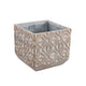 Ptmd bloempot jenah bruin m 19 cm | 6 stuks