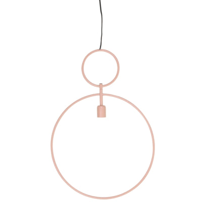 Lampada a sospensione Dorina light and living rosa antico 70 cm | 6 pezzi