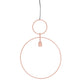 Lampada a sospensione Dorina light and living rosa antico 70 cm | 6 pezzi