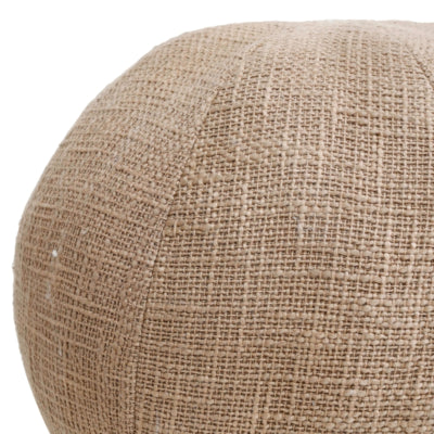 Ptmd pouf sanah marrone 40 cm | 2 pezzi