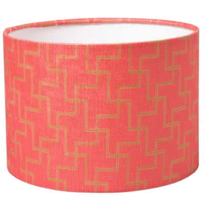 (r) pantalla cilindro rosa 24,5 x 17,5 cm | 4 piezas