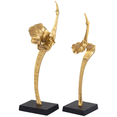 Yobie PTMD estatua cisne aluminio 60 cm | 2 piezas