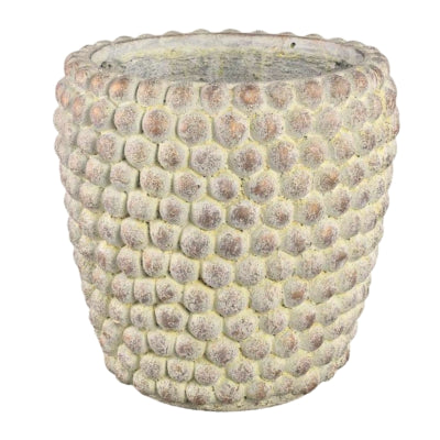Ptmd vaso da fiori noise xl crema 30 cm | 2 pezzi