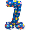 Folat folieballon staand 7 dots 41 cm | 20 stuks