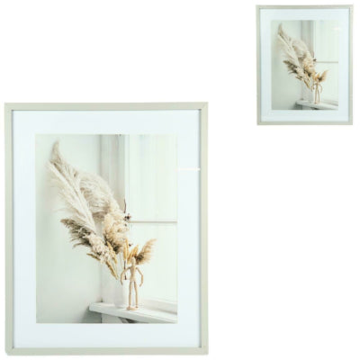 Fotolijst met passe partout grijs 30 x 40 cm | 6 stuks