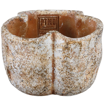 Vaso da fiori Ptmd Roddie Crema 22 cm | 4 pezzi