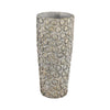 Ptmd cementpot met cirkels ginte m 50 cm | 2 stuks