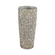 Ptmd vaso in cemento con cerchi ginte m 50 cm | 2 pezzi