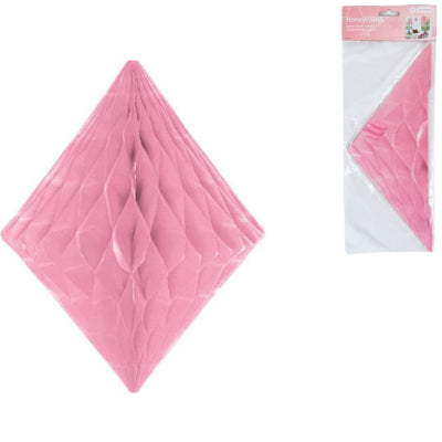 Folat nido d'ape diamante rosa 30 cm | 24 pezzi