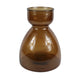 Vaas gerecycled glas bruin 34 cm | 2 stuks