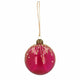 Ngk kerstbal sparkle berry glas roze 8 cm | 24 stuks