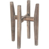 Supporto per piante in mica in legno 48 cm | 4 pezzi