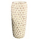 Ptmd bloempot ruis hoog l crème 50 cm | 2 stuks