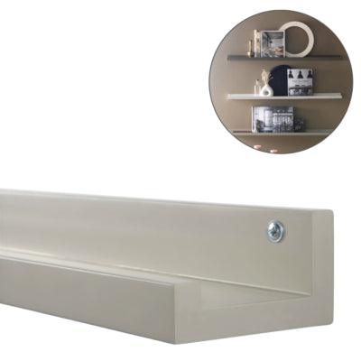 Estantería de pared de madera studio beige antiguo 120 cm | 4 piezas