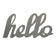 Decorazione murale ciao grigio 60 cm | 6 pezzi - afbeelding 2