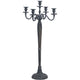 Candelabro clásico de aluminio aspecto antiguo 78 cm | 4 piezas