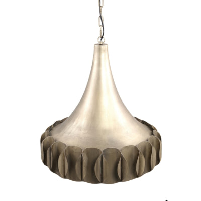 Lampada a sospensione Ptmd Gindy color oro 57 cm | 2 pezzi