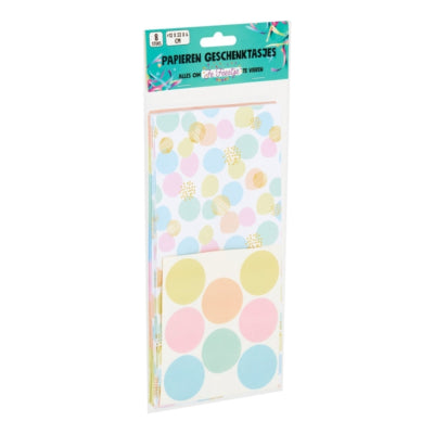 Dp bolsas de regalo de fábrica 8 piezas color pastel 22 cm | 24 piezas