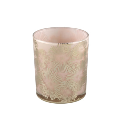 Ptmd theelichthouder bodey goudkleurig beige m 10 cm | 12 stuks