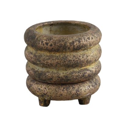 Ptmd vaso da fiori a piedi janny s 14 cm | 6 pezzi