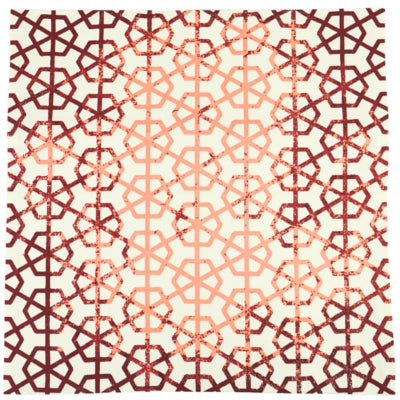 Fodera per cuscino del commercio equo e solidale arancione orientale 45 x 45 cm | 12 pezzi