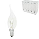 Lampadina candela trasparente e14 230v 15w | 100 pezzi