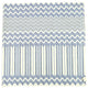 Fodera per cuscino del commercio equo e solidale grafica blu 45 x 45 cm | 12 pezzi