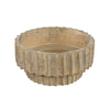 Ptmd schaal mitty m bruin 25 cm | 8 stuks