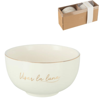 Ciotola J-line visor la lune 14 cm set da 2 | 4 pezzi
