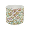 Bloempot multi color keramiek 12 cm | 12 stuks