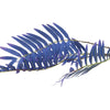 Daan kromhout kunsttak palm leaf zijde blauw 125 cm | 6 stuks