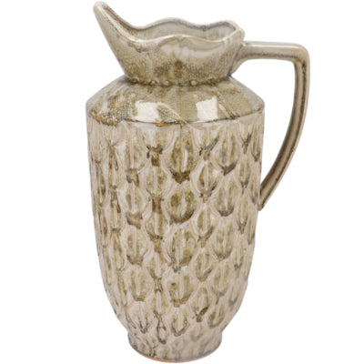Vaso boa in legno curvato Daan con manico marrone 45 cm | 2 pezzi