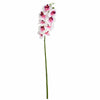 Flor artificial phalaenopsis blanco rosa 86 cm | 12 piezas