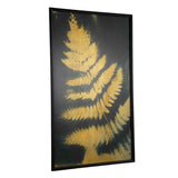 Pannello da parete Daydream loro frond color oro nero 100 cm | 2 pezzi - afbeelding 1