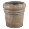 Ptmd bloempot helena xl bruin 31 cm | 2 stuks