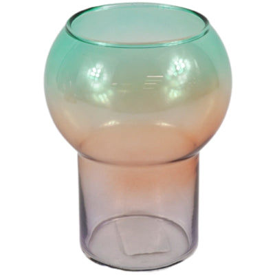 Jarrón osha cristal multicolor 16 cm | 24 piezas