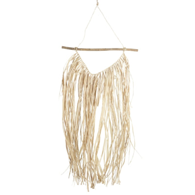 Decorazione murale salsa di rafia 60 cm | 18 pezzi