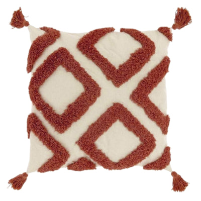 Cojín living único cruz secuoya 45 x 45 cm | 6 piezas