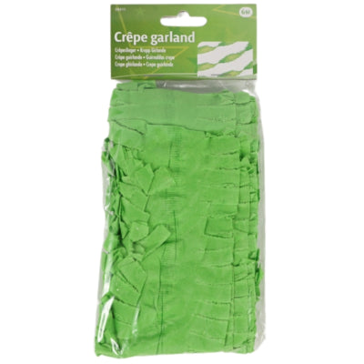 Folat twist slinger crêpepapier groen 6 meter | 24 stuks